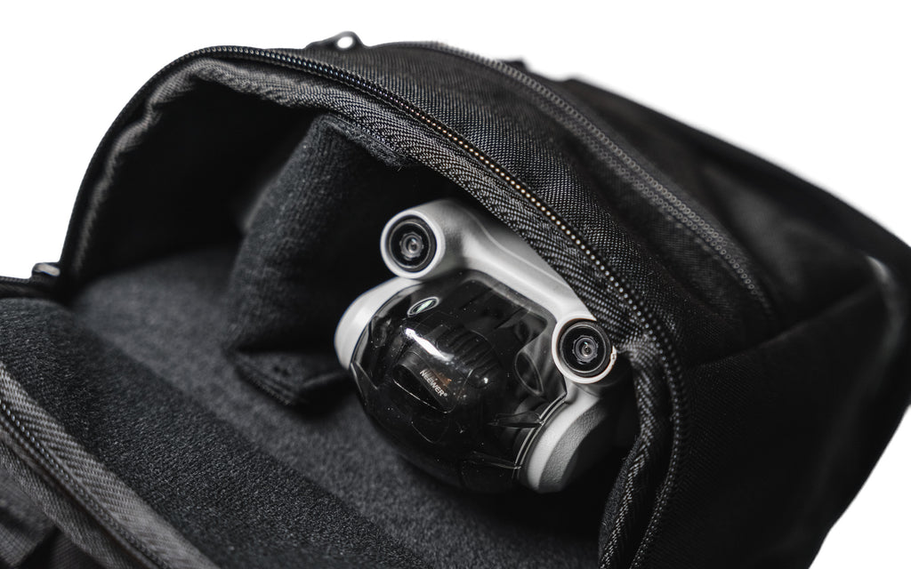 AEROPAK drone chest rig with DJI Mini series inside