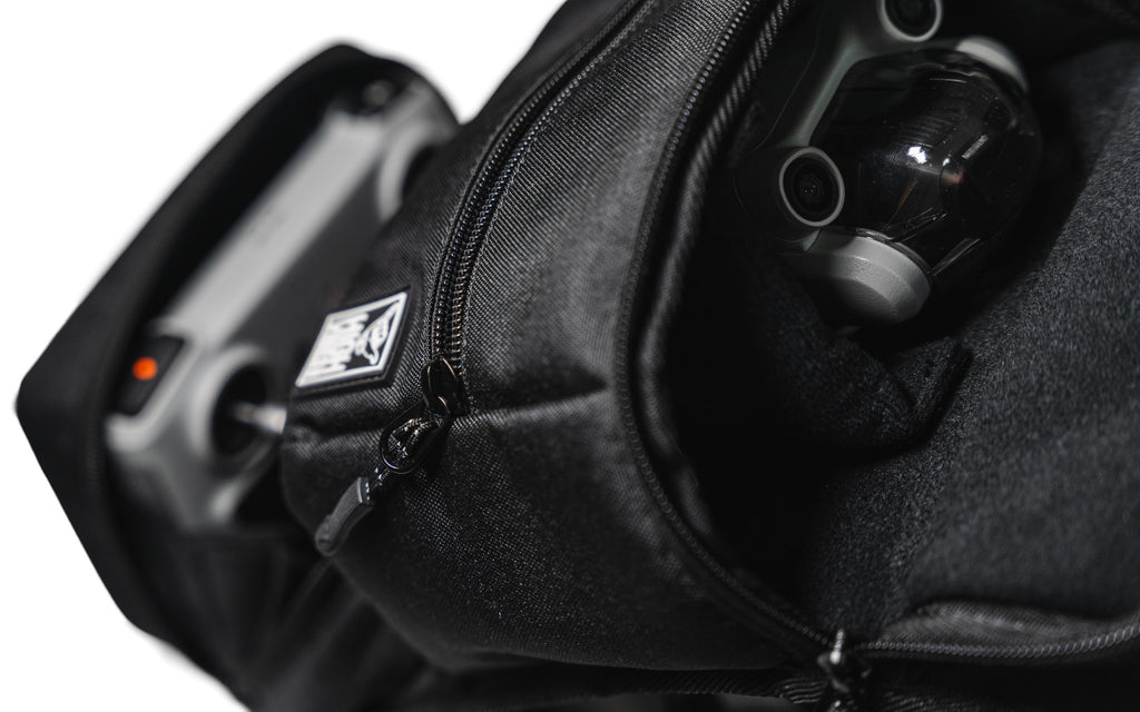 AEROPAK drone chest rig with DJI Mini series inside